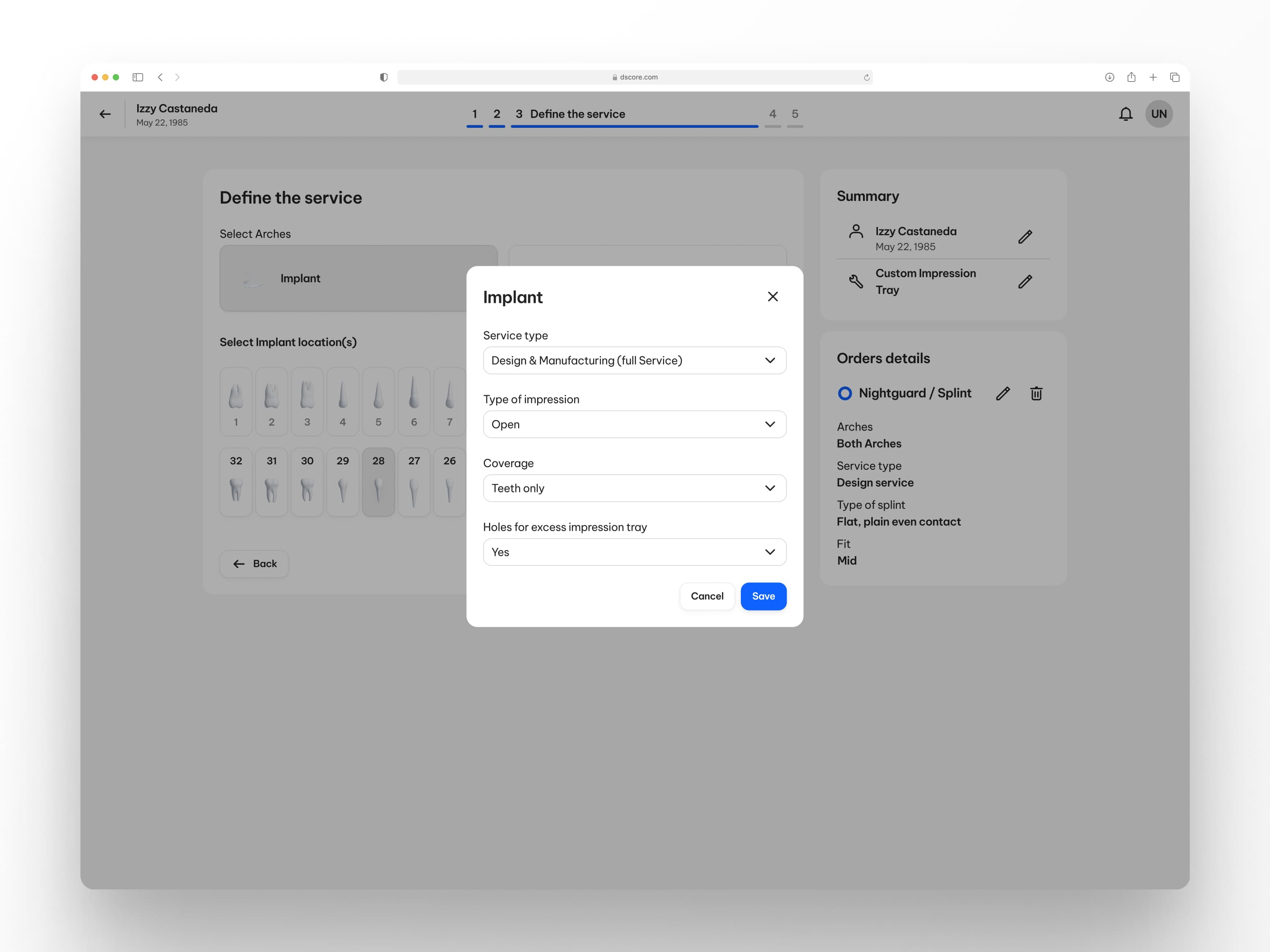 DS Core ordering portal product selection review